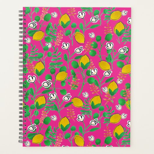 lemon watercolor プランナー手帳 (正面)