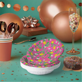 lemon watercolor ペーパーボウル