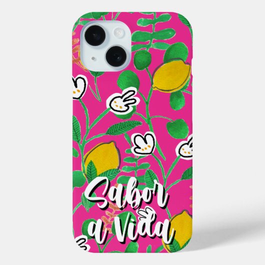 lemon watercolor Case-Mate iPhoneケース (裏面)