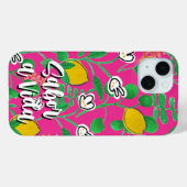 lemon watercolor Case-Mate iPhoneケース (裏面 (横))