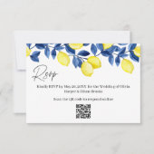 Lemon Wedding RSVP QR Code (正面)
