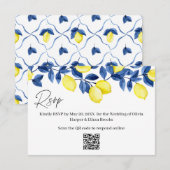 Lemon Wedding RSVP QR Code (正面/裏面)