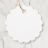 Lemon Wreath Amalfi Ciao Baby Scalloped Thank You  フェイバータグ (裏面)