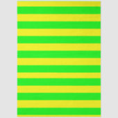 Lemon Yellow and Lime Green Stripes  薄葉紙 (正面)