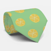 Lemon Yellow Green Neck Tie ネクタイ (ロール)