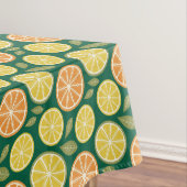 Lemon yellow orange  Pattern green テーブルクロス (インサイチュ)