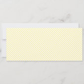 Lemon Yellow Santa Cheque Gift Voucher Card 招待状 (裏面)