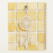 Lemon Yellow Squares Cream Dream Catcher   プランナー手帳 (裏面)