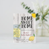 Lemonadeを移動した住所はがきの変更 案内ポストカード (スタンド正面)