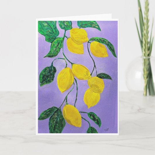 Lemonadeカードの作成()  招待状 (正面)