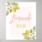 Lemonade Bar sign ポスター (正面)