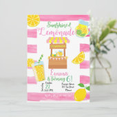 Lemonade Birthday Invitation, Lemonade Invitation 招待状 (スタンド正面)