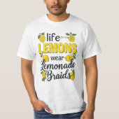 Lemonade Braids Black Hair Styles Graphic Tee Tシャツ (正面)