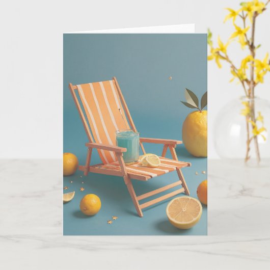 Lemonade Break from Age カード (黄色い花)