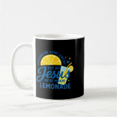 Lemonade Christian Apparel Religious Jesus コーヒーマグカップ (左)