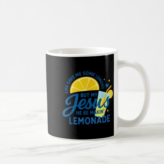 Lemonade Christian Apparel Religious Jesus コーヒーマグカップ (右)