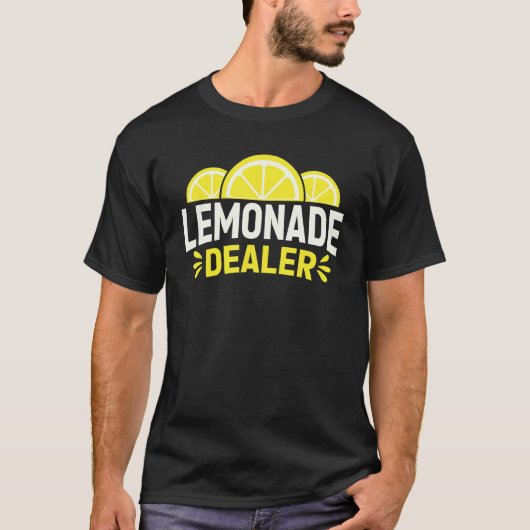 Lemonade Dealer Lemon Stand Juice Store Staff Swee Tシャツ (正面)