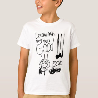 LEmoNadE FOr SalE – 子供の手描きサイン Tシャツ