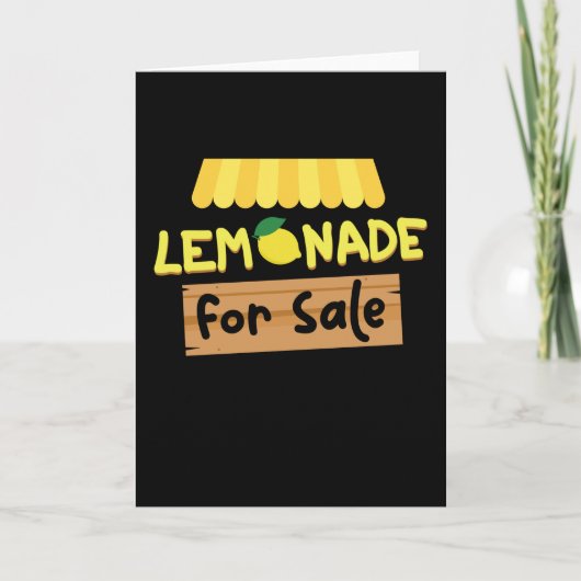 Lemonade For Sale Lemonade カード (正面)