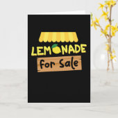 Lemonade For Sale Lemonade カード (黄色い花)