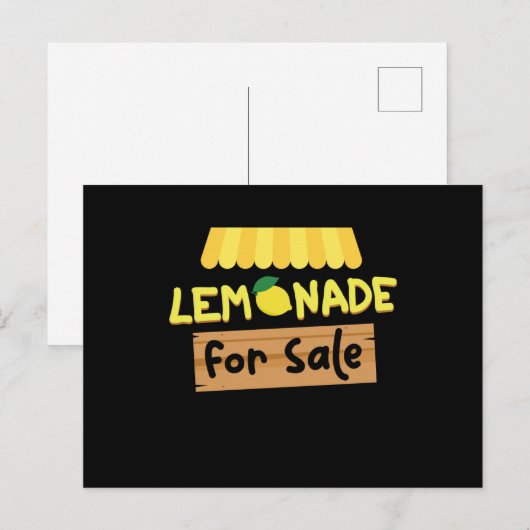 Lemonade For Sale Lemonade ポストカード (正面/裏面)