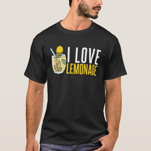Lemonade Maker Lemonade Stand I Love Lemonade Tシャツ (正面)