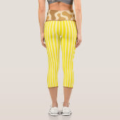 "LEMONADE SAFARI" - HIGH-WAISTED CAPRI PANTS カプリレギンス (裏面)