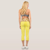 "LEMONADE SAFARI" - HIGH-WAISTED CAPRI PANTS カプリレギンス (裏面)
