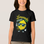 Lemonade Squad Fun Lemon Fruit Graphic トライブレンドＴシャツ (正面)