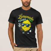Lemonade Squad Fun Lemon Fruit Graphic Tee  Tシャツ (正面)
