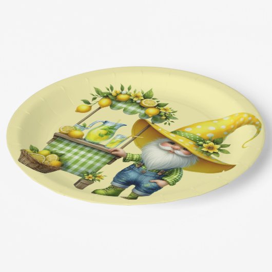 Lemonade Stand ペーパープレート (アングル)