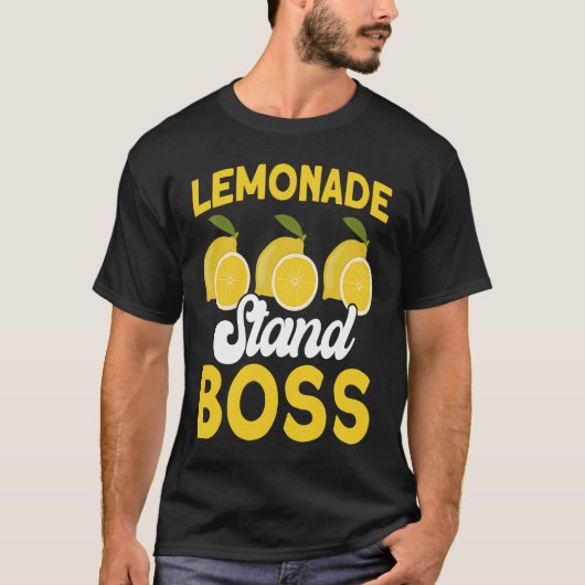Lemonade Stand Boss Lemon Juice Business Citrus Le Tシャツ (正面)