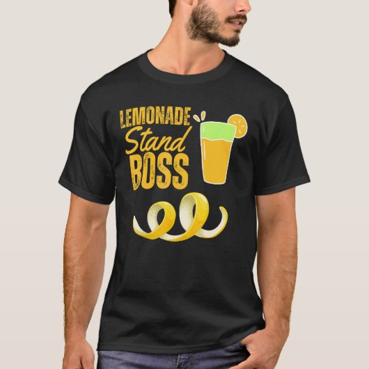 Lemonade Stand Boss Lemonade Summer Tシャツ (正面)