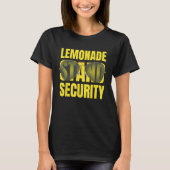 Lemonade Stand Security  Lemon Juice Summer Sungla Tシャツ (正面)