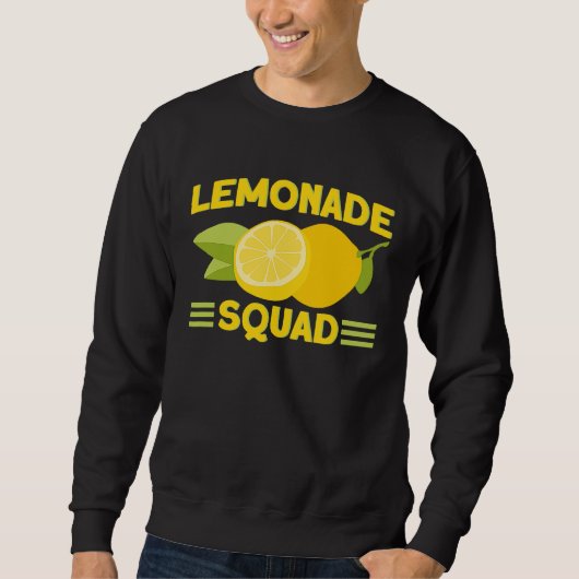Lemonade Stand Squad Lemon Juice Business Lemon Ci スウェットシャツ (正面)