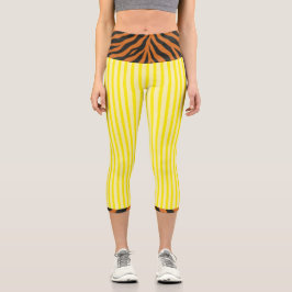 "LEMONADE TIGRESS" ハイウエスト カプリレギンス
