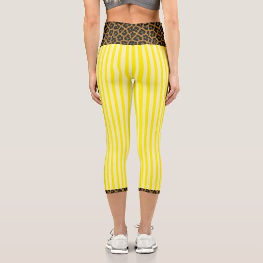 "LEMONADE WILDCAT" - HIGH-WAISTED CAPRI PANTS カプリレギンス (裏面)