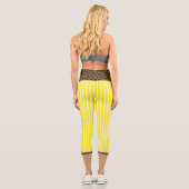 "LEMONADE WILDCAT" - HIGH-WAISTED CAPRI PANTS カプリレギンス (裏面)