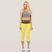 "LEMONADE WILDCAT" - HIGH-WAISTED CAPRI PANTS カプリレギンス (正面)