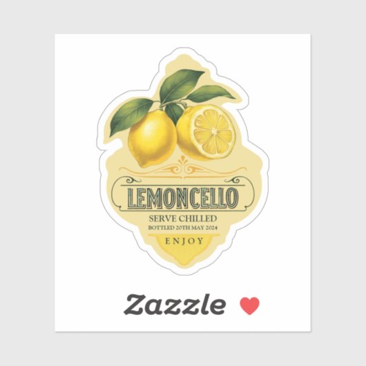 Lemoncello Vinyl Sticker シール (シート)