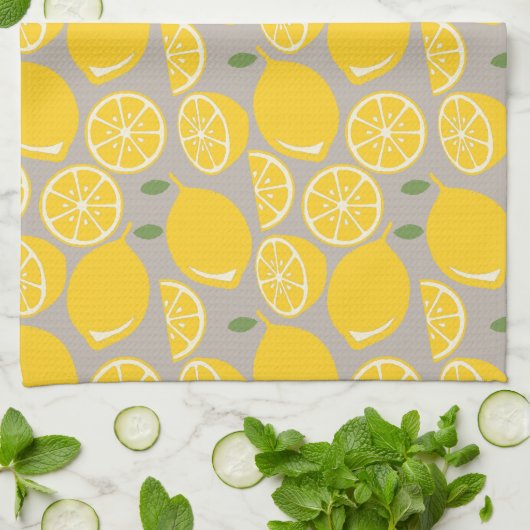 Lemons キッチンタオル (折り畳み)