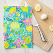 Lemons キッチンタオル (四つ折り)