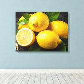 lemons キャンバスプリント (インサイチュ (ウッドフロア))