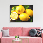 lemons キャンバスプリント (インサイチュ (リビング))