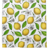 Lemons シャワーカーテン (正面)
