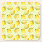 Lemons スクエアペーパーコースター (正面)