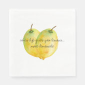 Lemons スタンダードランチョンナプキン (正面)