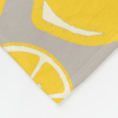 Lemons フリースブランケット (角)