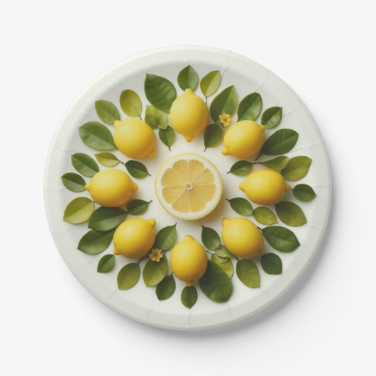 Lemons ペーパープレート (正面)