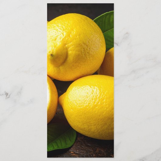 lemons メニュー (裏面)